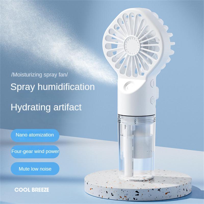 2-in-1 Nano-Sprüh-Handventilator – Abkühlung & Feuchtigkeit für unterwegs!
