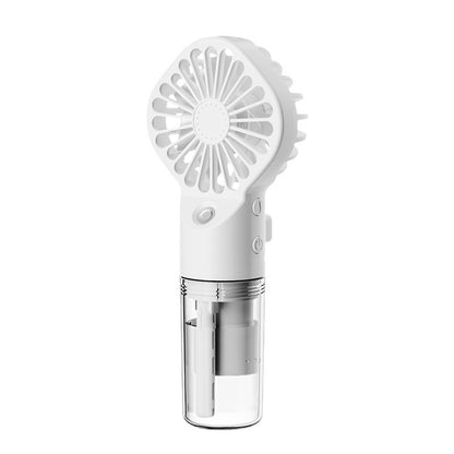 2-in-1 Nano-Sprüh-Handventilator – Abkühlung & Feuchtigkeit für unterwegs!